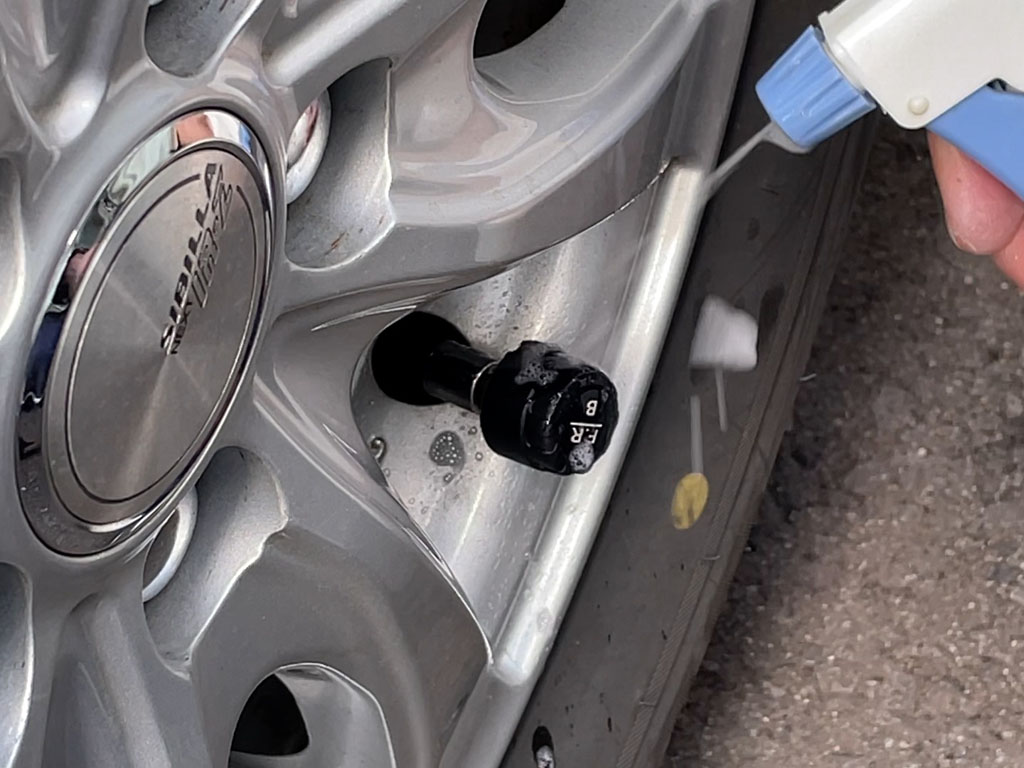 空気漏れチェック